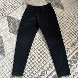 Hanna Andersson Black Cord Leggings